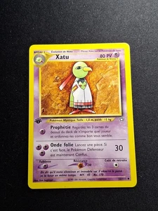 EDITION 1 EXC NM Xatu 52/111 Wizards Néo Génésis Carte Pokémon FR - Foto 1 di 16