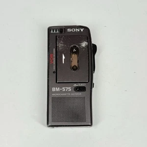 Sony Micro Cassette Recorder BM-575 Handheld Dictator Microcassette For Parts - Picture 1 of 8
