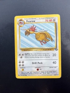 Pokemon Juego de Cartas Coleccionables Jungle Fearow 36/64 Poco Común 1ª Edición LP - Imagen 1 de 2