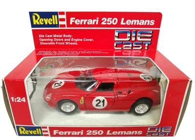 Revell 1:24 1963 - 1965 Ferrari 250 Lemans Red Die Cast 1988 8607 - Image 1 of 4