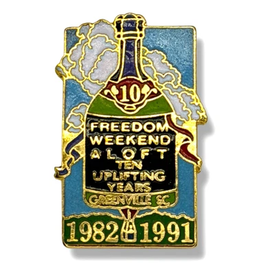 10th Anniversary FREEDOM WEEKEND ALOFT Pin Hot Air Balloon Fest Greenville SC - Image 1 of 3