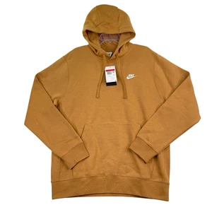 Nike Sudadera con Capucha Ropa Deportiva Club Polar Sudadera Hombres Talla Lg-Alta Marrón BV2654-224 - Imagen 1 de 10