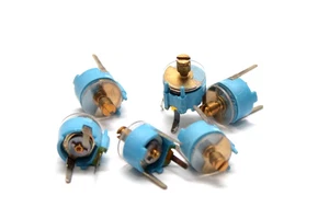 6x Vintage Glimmer-Trimmer, Wert: 3...18 pF, Variable Capacitor, stehend, NOS - Picture 1 of 6