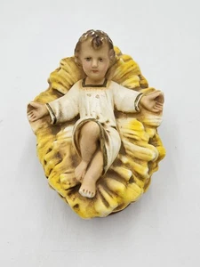 Vintage Plaster Chalkware 7" Baby Jesus Nativity Replacement Christmas - Picture 1 of 14