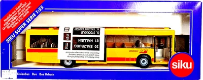 Siku Super Serie Linienbus Bus Urbain 3121 Bundebus BB Yellow Livery Boxed Model - Image 1 of 4