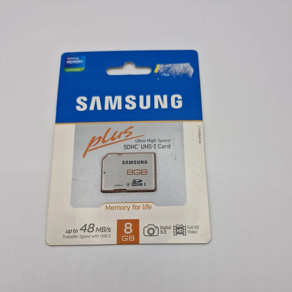 Rare Samsung 8GB Essential SDHC Memory Card - Brand New & Sealed - Image 1 of 2