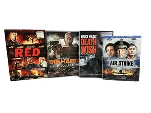 Bruce Willis Movies Lot 4 Titles DVD and Blu Ray - Bild 1 von 2