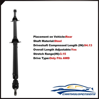 Rear Driveshaft For Cadillac SRX 2010 2011 2012 2013 2014-2016 651005 986-301 - Image 1 of 4