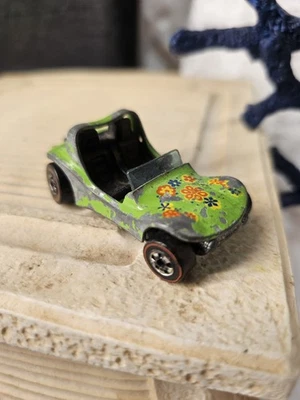 1969 Hot Wheels REDLINE LIGHT GREEN DUNE DADDY Hong Kong - Image 1 of 4