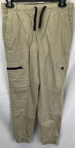 OCEAN + COAST Boys 14 Elastic Waist And Ankle Tan Outdoor Hiking Camping Pants - Picture 1 of 7