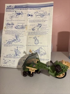 Hasbro Gi Joe Recon Schlitten Serie 5 von 1986 komplett mit Anleitung und geschnittenem Karton - Bild 1 von 8