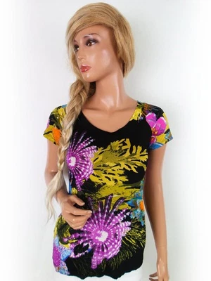 Fuego woman  T. S Noir Tunique Blouse Manche courte - Photo 1/4