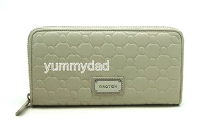 OROTON ROCHE LARGE MULTI POCKET ZIP AROUND LEATHER WALLET IVORY COLOUR BNIB - Picture 1 of 6