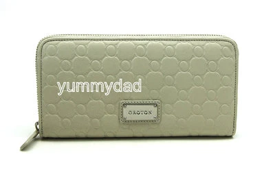 OROTON ROCHE LARGE MULTI POCKET ZIP AROUND LEATHER WALLET IVORY COLOUR BNIB - Image 1 of 4