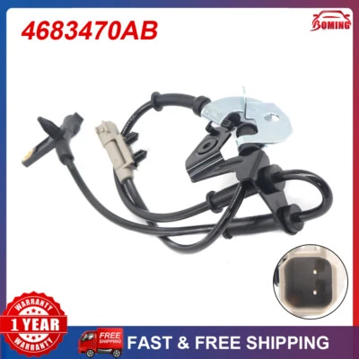 4683470AB Sensor de velocidad de rueda ABS delantero derecho para Chrysler Dodge 2001-2005 nuevo Foto 1 de 4