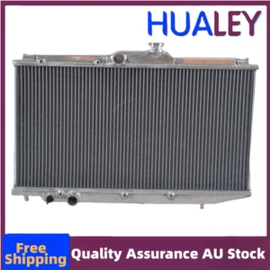 2Row Aluminum Radiator For Toyota Corolla AE90 AE92 AE94 1989-1994 90 91 92 MT - Picture 1 of 5