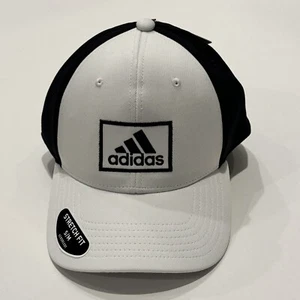Adidas Men’s Golf 2 Stretch Fit Hat Fairway Collection Size S/M ⛳️ White Black - Picture 1 of 6