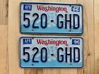 Pair of 1996 Washington State License Plates