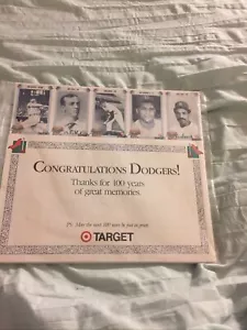 200 CARDS ~ CONGRATULATIONS DODGERS ~ 100 YEARS OF GREAT MEMORIES / SEALED - Picture 1 of 2