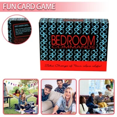 1Set Bedroom Command Game Couple Card Sex Adult Fun Card Naughty Gift Aid Battle - Image 1 of 4