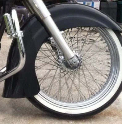 Guardabarros delantero Harley Davidson 21 pulgadas fibra de vidrio para modelos Fl Softail Foto 1 de 4