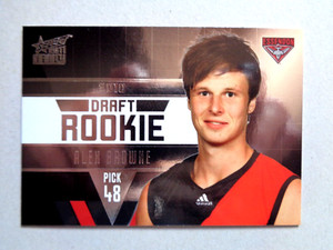 2011 SELECT  INFINITY AFL *DRAFT ROOKIE* FOIL CHASE DR23 ALEX BROWNE ESSENDON