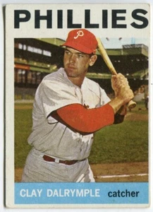 1964 Topps #191 Clay Dalrymple Philadelphia Phillies - Picture 1 of 2