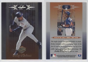 1996 Leaf Limited Rickey Henderson #78 HOF