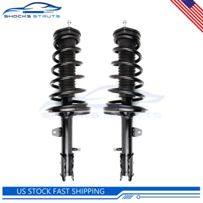 Par de muelles helicoidales y puntal amortiguador trasero (2) cargado para Toyota Highlander 2001-2003 Foto 1 de 4