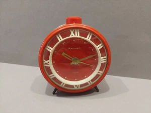 Soviet Union Vintage Alarm clock Yantar Amber. Works. USSR Original . ##2 - Picture 1 of 18