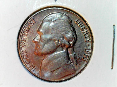 1955 jefferson nickel - Image 1 of 4