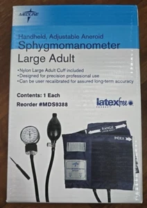 MEDLINE Sphygmomanometer Blood Pressure Cuff Zipper Storage Bag Adult Large - Picture 1 of 6
