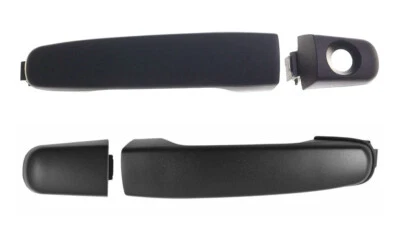 Juego de 2 manijas de puerta delantera exterior L&R negras texturizadas nuevas para Chevy Pontiac Saturn Foto 1 de 4