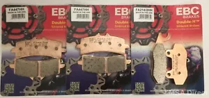 EBC Plaquettes de Frein avant et Arrière Pour Triumph Speed Triple 1050 Rs (2018 - Picture 1 of 11
