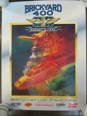 1995 NASCAR Poster BRICKYARD 400 Indianapolis Motor Speedway Souvenir Poster - Image 1 of 4