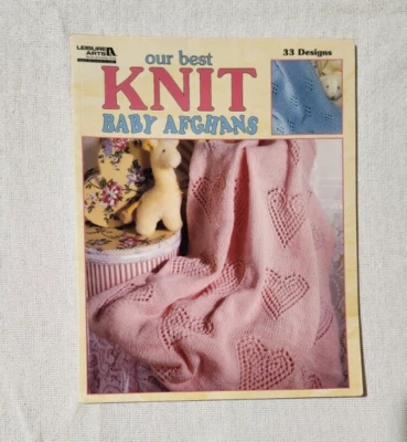 Our Best Knit Baby Afghans 33 Fun-to-Knit Designs Fashioned in Soft Pastels VTG - Image 1 of 4