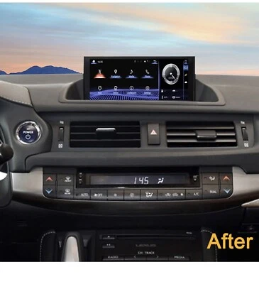 Car Video Player for Lexus CT 2012-2020 10.25"Radio GPS Navi SWC BT Music RDS FM - Image 1 of 4