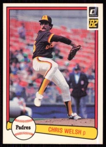 1982 Donruss Chris Welsh Rookie San Diego Padres #44 - Picture 1 of 2