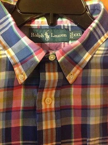 Camisa para hombre Ralph Lauren manga larga abotonada Oxford talla XXL NUEVA CON ETIQUETAS precio de venta sugerido por el fabricante: 125,00 USD - Imagen 1 de 8