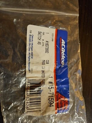 NOS AC DELCO 15-71594 HVAC Blower Control Switch For 85-91 Calais GM 16073682 - Image 1 of 4