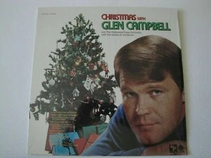 CHRISTMAS WITH GLEN CAMPBELL VINYL LP 1971 CREATIVE PRODUCTS ADESTE FIDELES EX - Picture 1 of 4
