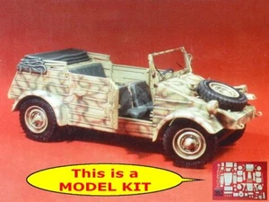 Kirin 120 mm 1/16 Kubelwagen tipo 82 vehículo militar alemán Segunda Guerra Mundial (con calcomanía) 21505 - Imagen 1 de 1