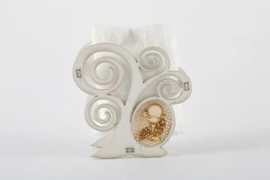 BOMBONIERA ALBERO 1A COMUNIONE LEGNO SACCHETTO 3,5x8xh.8 CM CALICE - Imagen 1 de 2