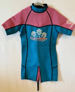 Rash guard wet suit Max UV protection short sleeve ThermoSkinz girls 6 - Picture 1 of 4