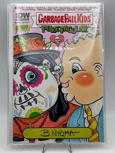 Garbage Pail Kids 2014 Puketacular One Shot Boceto Cubierta Primera impresión Adam Bomb - Imagen 1 de 5