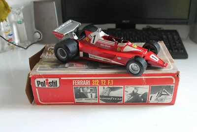 POLISTIL FERRARI 312 T2 F.1 NIKI LAUDA club hf 1/25 scatola originale vintage - Immagine 1 di 4