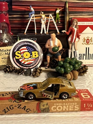 Zylmex Datsun 280Z Fairlady P302 marrom fundido USADO EX Condição Hong Kong - Imagem 1 de 4