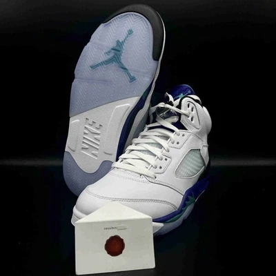 Air Jordan 5 Retro Grape 2025 HQ7978-100 Men Size - Image 1 of 4