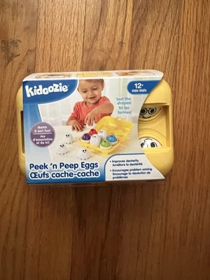 Kidoozie Peek n Peep Eggs Shape Sorter New - Image 1 of 3