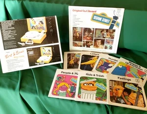 Reproductor de colección Sesame Street Playtime 1981 y álbum sellado + conjunto de los años 45 ¡FUNCIONA! - Imagen 1 de 22